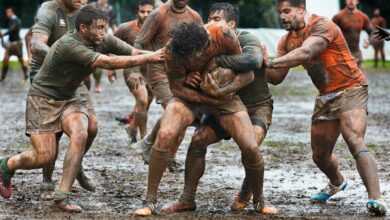 Rugby Shirt Revival: How to Wear This British Classic Without Looking Like You're Off to the Scrum - Unfashionablemale Rugby Shirt Revival: How to Wear This British Classic Without Looking Like You're Off to the Scrum
